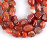 Red Carnelian Stone Beads Freeform Spacer Loose Beads