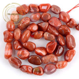 Red Carnelian Stone Beads Freeform Spacer Loose Beads