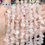 Rose Quartz Stone Round Beads for Jewelry Making DIY 15''