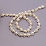 Natural Round Drop-shaped Pearl Loose Shell Pearl Beads DIY Jewelry Gift