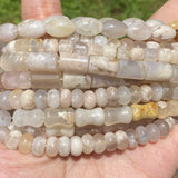 Natural Irregular Sakura Agates Stone Beads for Jewelry Making