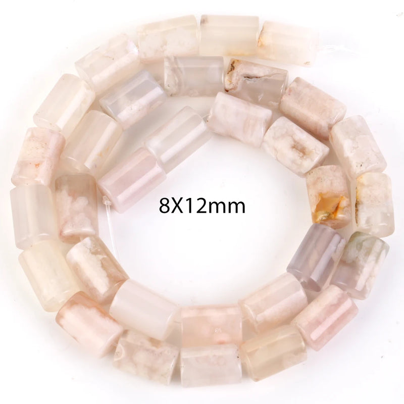Natural Irregular Sakura Agates Stone Beads for Jewelry Making
