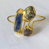 Irregular Tourmaline Crystal Bracelet Women's Jewelry