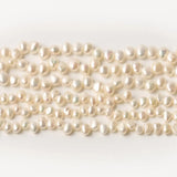 Freshwater Side Hole Pearl Spacer Beads for Jewelry Making