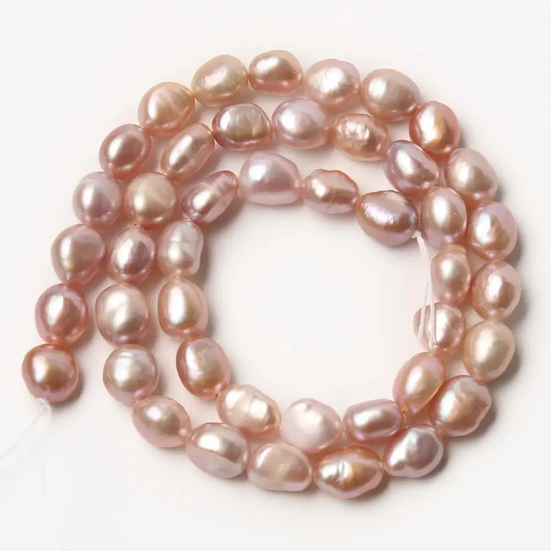 Natural Freshwater Pearl Loose Spacers Beads Charms Jewelry Making