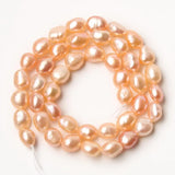 Natural Freshwater Pearl Loose Spacers Beads Charms Jewelry Making