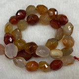 Faceted Rice Stone Beads 15'' for Jewelry Making