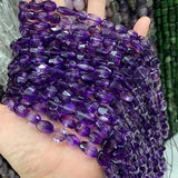 Faceted Rice Stone Beads 15'' for Jewelry Making