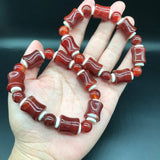 Natural Jade Bamboo Bracelet Bangle Men Women Healing Gemstone