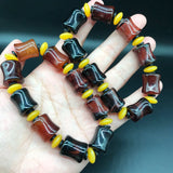 Natural Jade Bamboo Bracelet Bangle Men Women Healing Gemstone