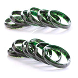Natural Dark Green Jade Bangles Women's Bracelets
