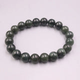 Jade Bead Bracelet Green 10mm 16-17cmL