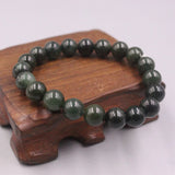 Jade Bead Bracelet Green 10mm 16-17cmL