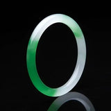 Natural Jade Bracelet Bangle Hand-Carved Luck Amulet