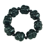 Natural Jade Beaded Buddha Bracelet for Men Women