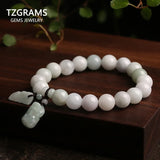 Natural Jade Bracelet Single Laps Charm Lucky Jewelry