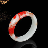 Hetian Jade Chicken Blood Jade Bracelet Female Joker Bracelet