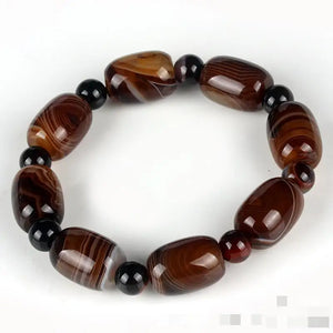 Natural Jade Bracelets Healing Gemstone Fine Jewelry Agate Jades Elastic Bangle
