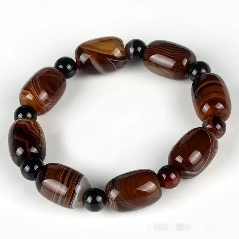 Natural Jade Bracelets Healing Gemstone Fine Jewelry Agate Jades Elastic Bangle