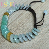 Natural Jade Emerald Jadeite Round Beads Long 8mm Necklace
