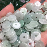 Natural Jade Emerald Safety Buckle Bead DIY Accessories