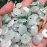 Natural Jade Emerald Safety Buckle Bead DIY Accessories
