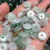 Natural Jade Emerald Safety Buckle Bead DIY Accessories