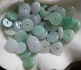 Natural Jade Emerald Safety Buckle Bead DIY Accessories