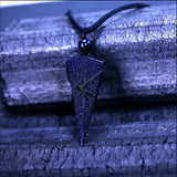 Natural Jade Geometry Pendant Sandstone Necklace Charm Jewelry