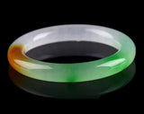 Jadeite Bangle Three-Color Bracelet Burma Jade Jewelry For Woman