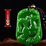 Jade Green Zodiac Mayu Pendant Jewelry Gift
