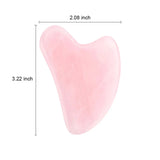 Natural Jade Gua Sha Scraper Massage Stone for Face Neck Skin Care