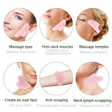 Natural Jade Gua Sha Scraper Massage Stone for Face Neck Skin Care