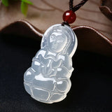 Jade Guanyin Pendant Buddha Necklace Pendant