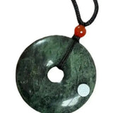 Natural Jade Hidden Jade Medicine King Stone Safety Buckle Pendant