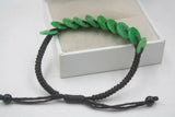 Natural Green Jadeite Bracelet 6.3inchL