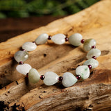 Heart-Shaped Jade Beads Bracelet for Women