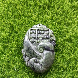 Jade Magnetic Abacus Pendant for Health Care