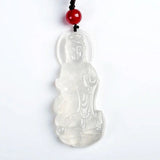 Hand-Carved Natural Jadeite Pendant Necklace Women Charm Jewelry