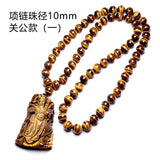 Jade Pendant Hand-Carved Statue Jadeite Pendants Charm Necklace