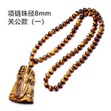 Jade Pendant Hand-Carved Statue Jadeite Pendants Charm Necklace
