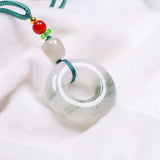 Green Jadeite Necklace Women's Jewelry Talisman Pendants Jade Jewelry