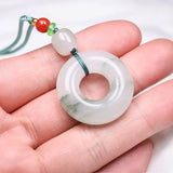 Green Jadeite Necklace Women's Jewelry Talisman Pendants Jade Jewelry