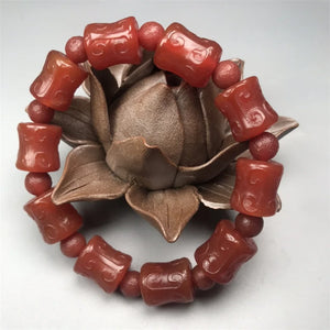 Jade Red Agate Bracelet Healing Gemstone Jewelry
