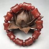 Jade Red Agate Bracelet Healing Gemstone Jewelry