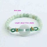 Jade Red Agate Tiger's Eye Couple Bracelet YBR1021