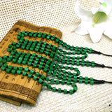 Natural Jade Sweater Chain Carved Amulet Gemstone Necklace