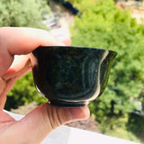 Natural Jade Tea Cup High-grade Jade Tea Set Health Tea Set