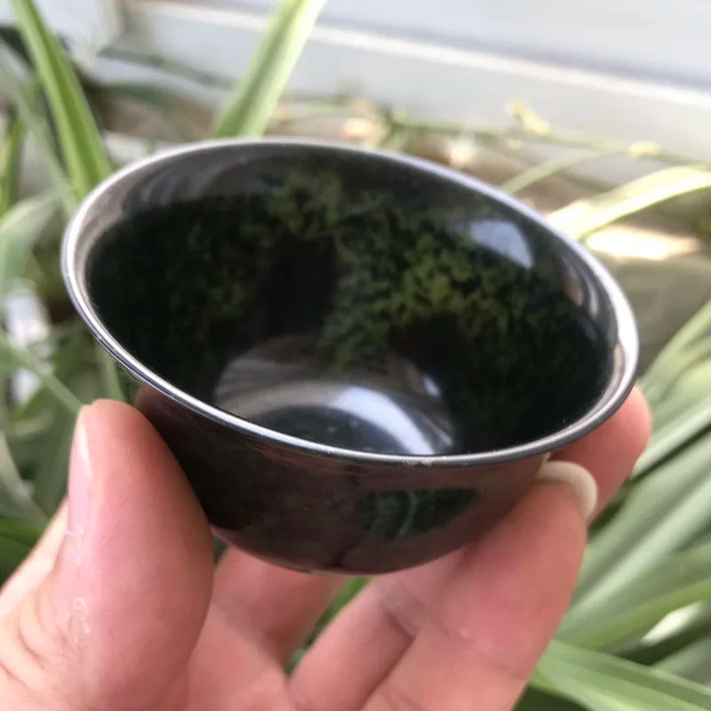 Natural Jade Tea Cup High-grade Jade Tea Set Health Tea Set