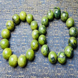 Natural Jade Tibetan Jade Medicine King Stone Bracelet Yellow Green